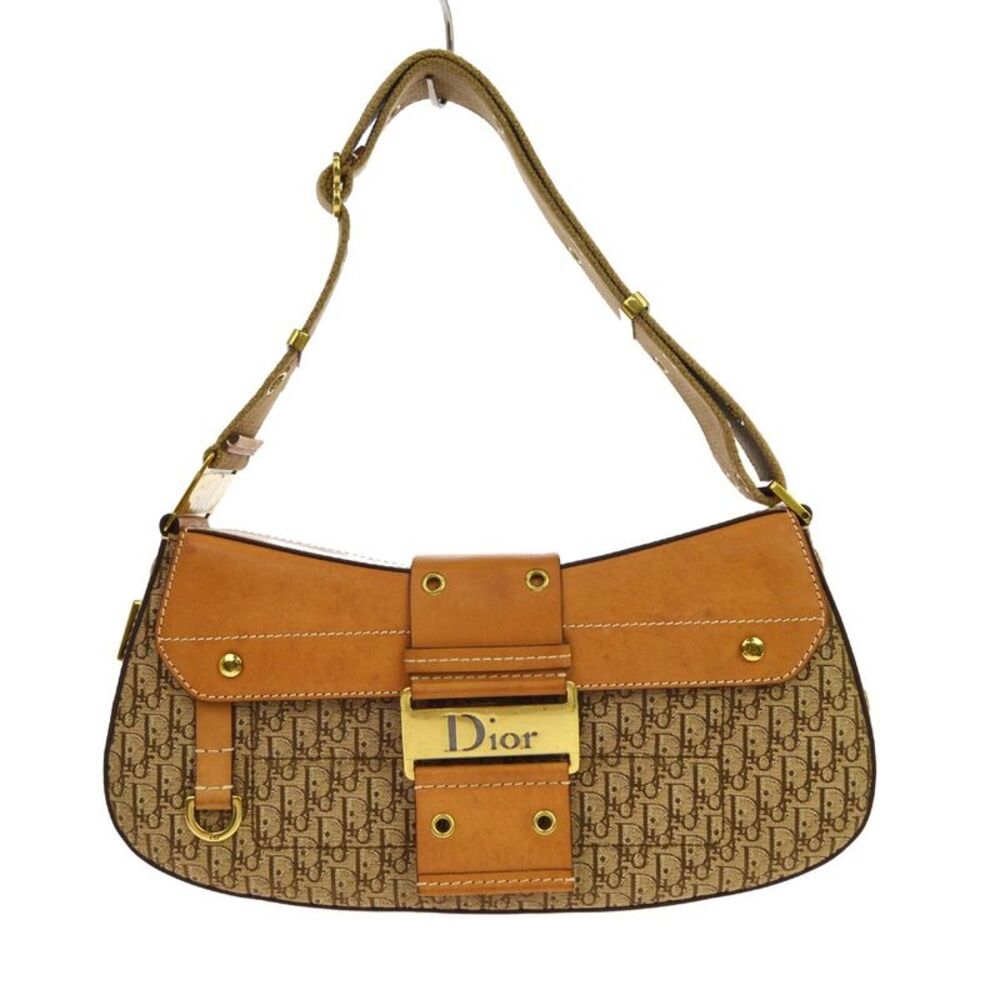 Christian Dior Vintage Street Chic Columbus Diorissimo Canvas With Leather Brown